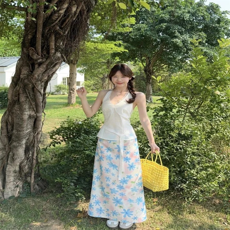 甜辣夏日の心动狙击✨蕾丝碎花套装