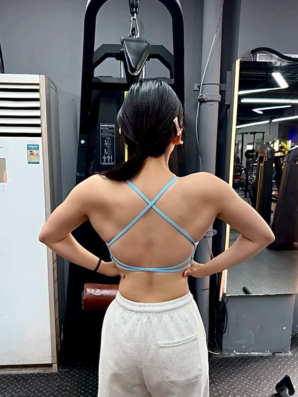 161cm 54kg 女研究生的健身日常