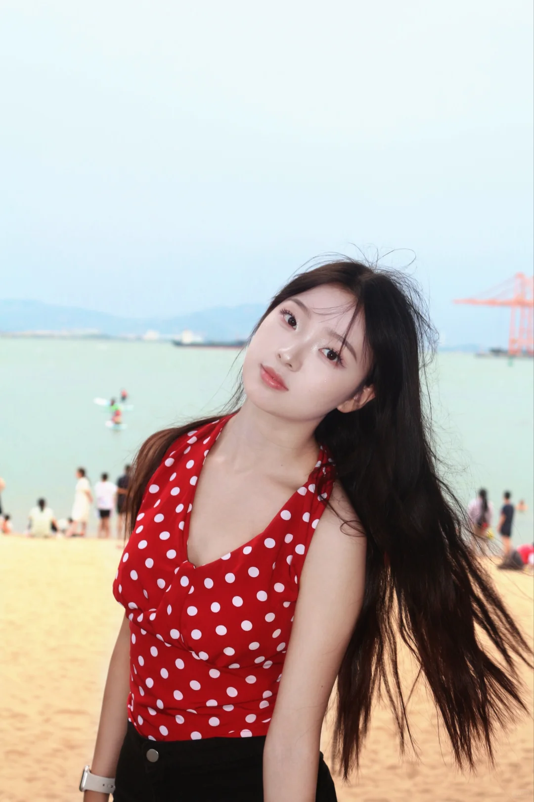 海边港风穿搭拍照📷