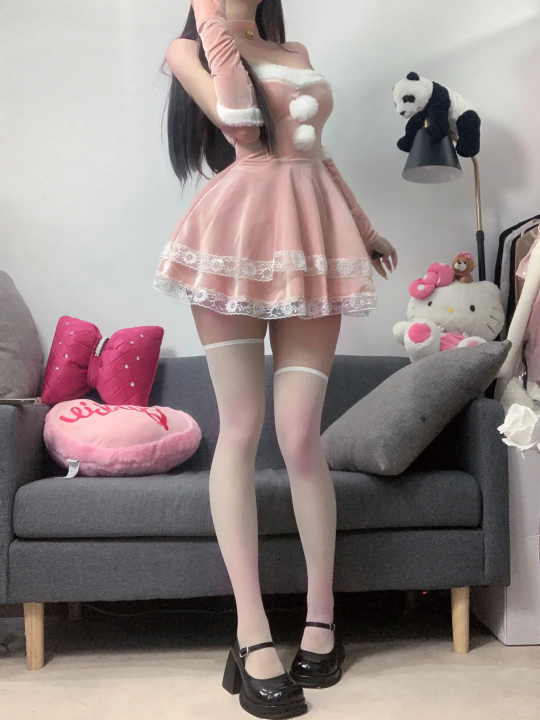 🐰新年必备！纯欲兔女郎cos服👗