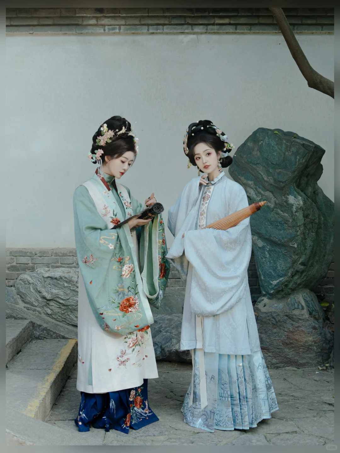 谁还没有，和好姐妹一起拍过唯美的古风照？