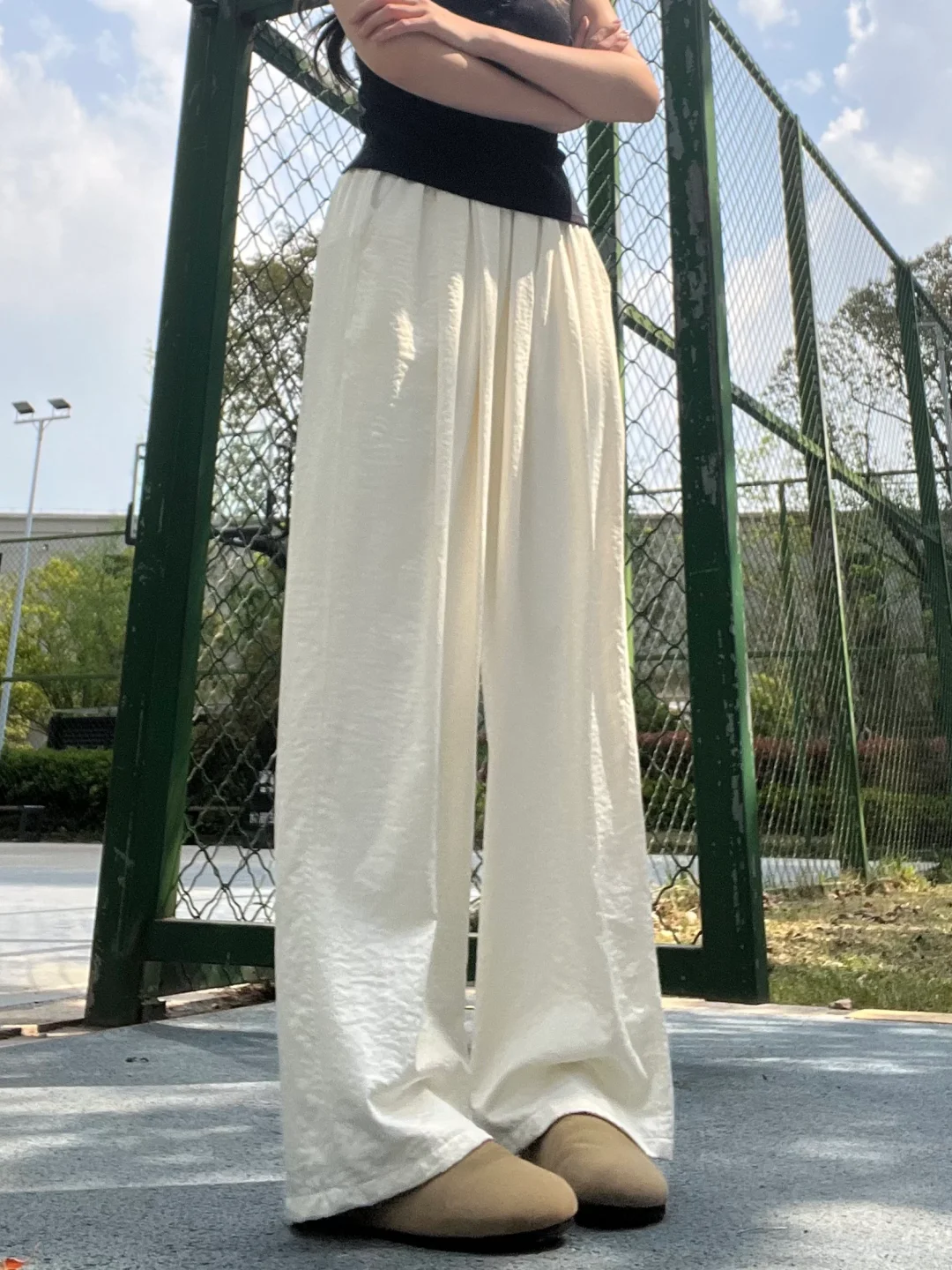 vocal！三买三退终于买到不透的白色裤子啦😭