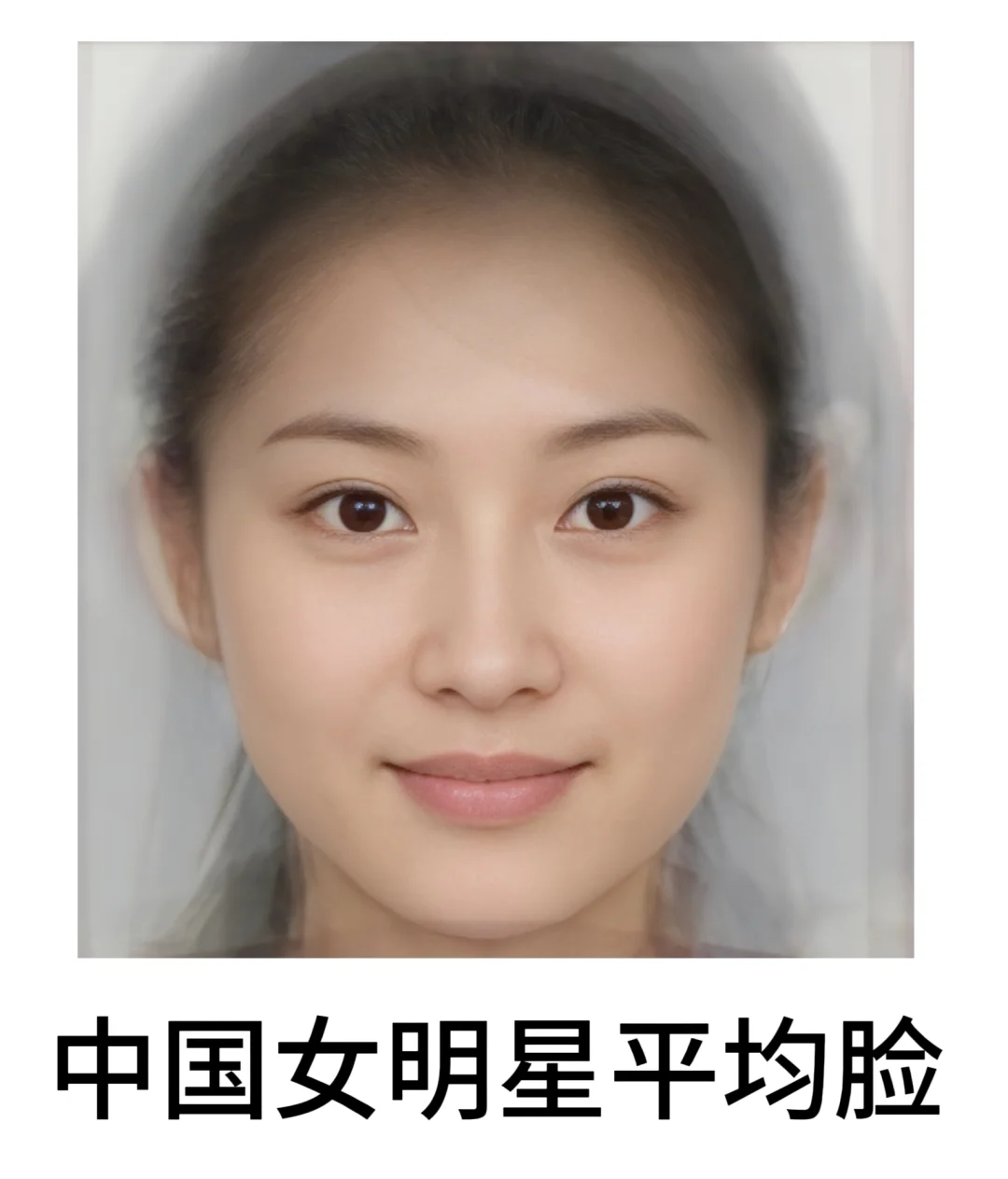 中国女明星平均脸