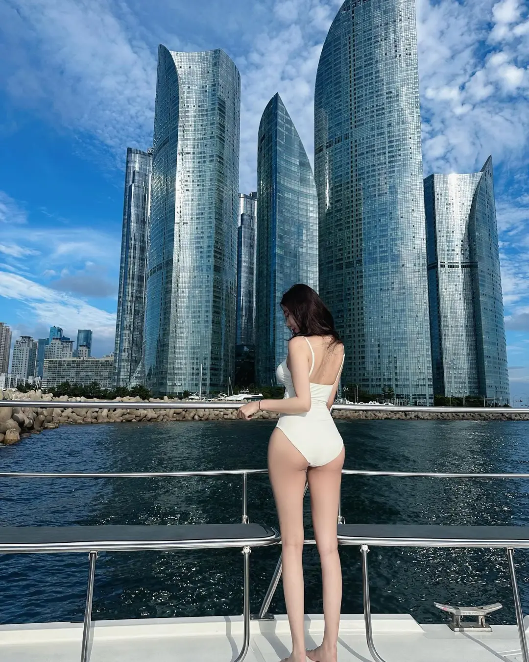夏日出海拍照姿势💙这个背景太好看了
