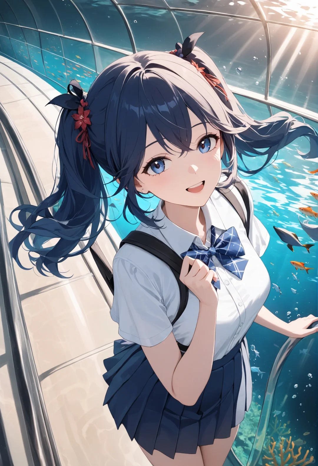 水族馆游泳 套图|附提示词