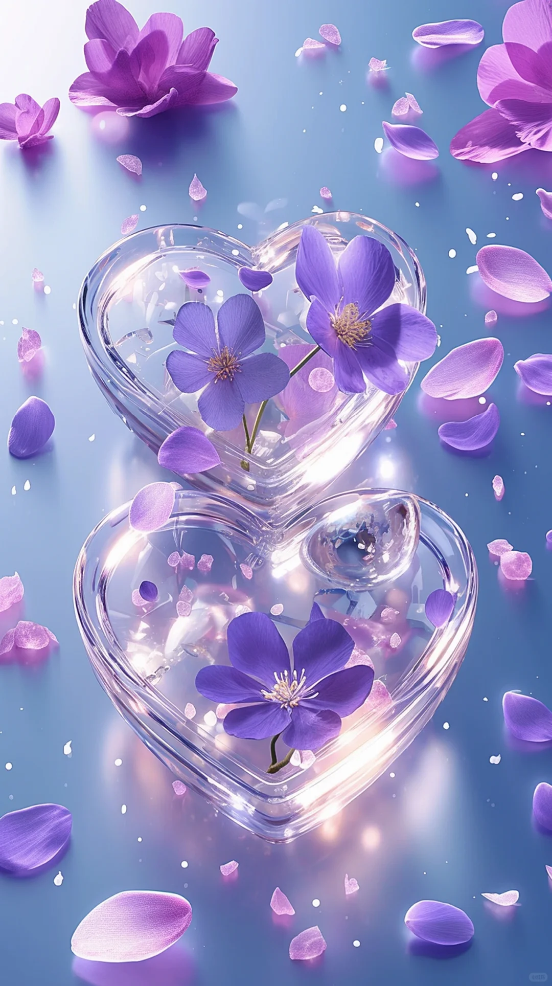 水晶爱心❤️
