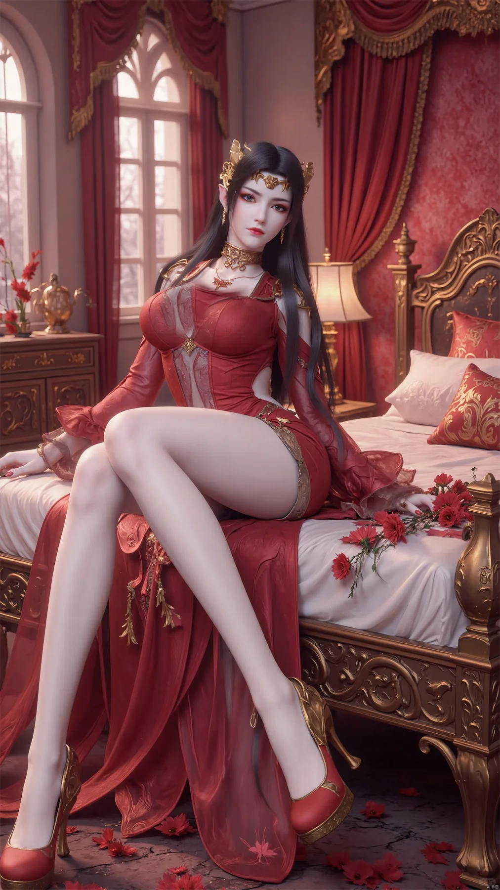 周三看看腿，顺风又顺水！一一 美杜莎女王👸