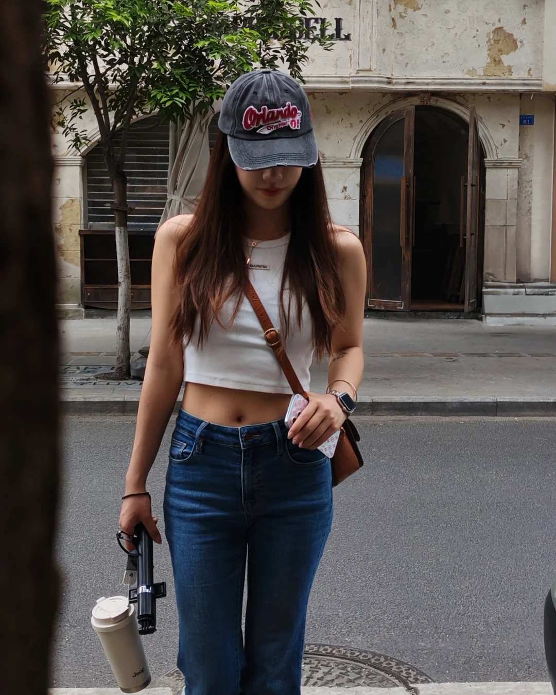 高个子女生随性穿搭