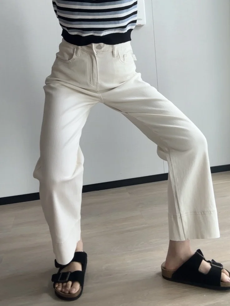 啊啊啊，小个子女生夏季穿巨显腿直的神裤👖