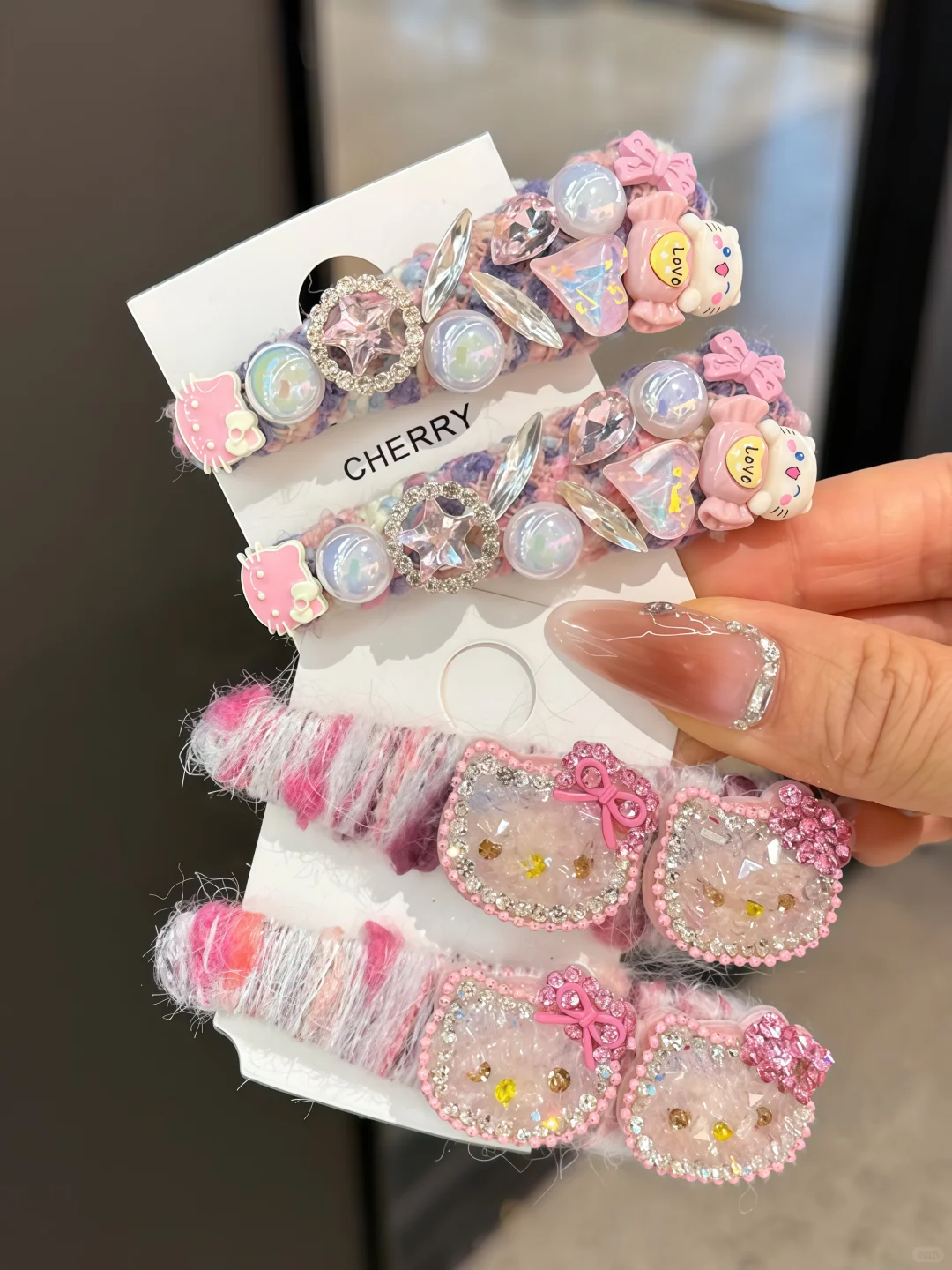 💗甜妹专属！高档梦幻宝石发夹
