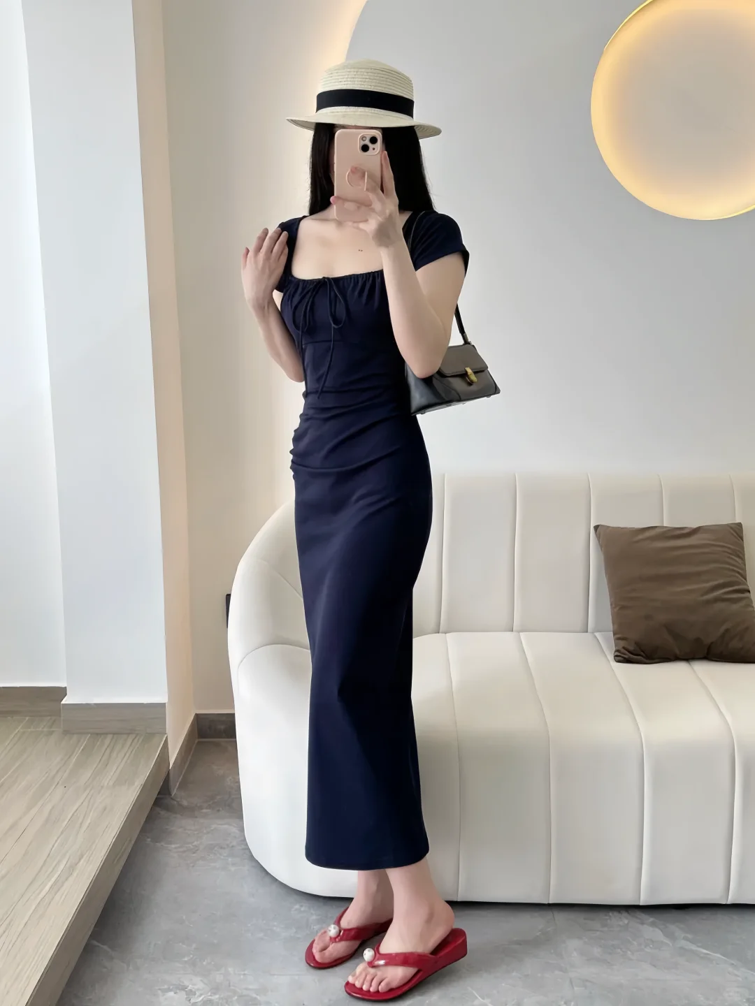 我趣轻松拿捏纯欲风！！温柔连衣裙好显白