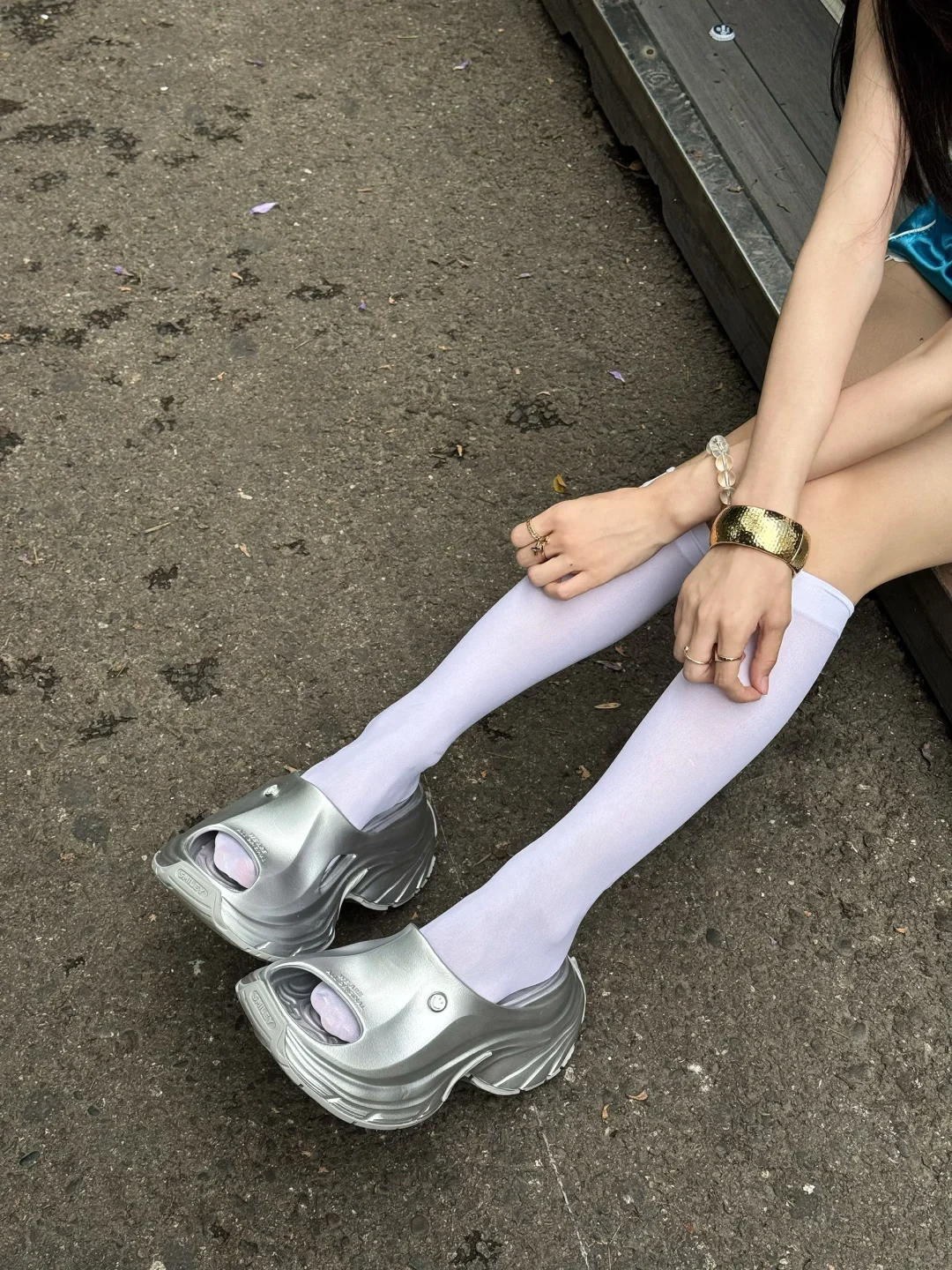 给夏天来一点撞色jerseyfit🩵