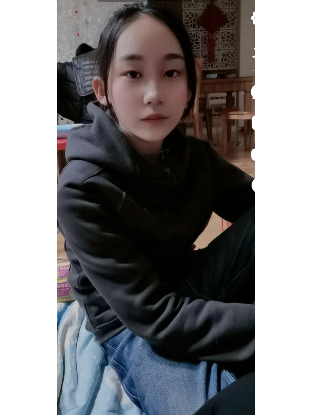 大姑娘这个长相是不是模特脸😁