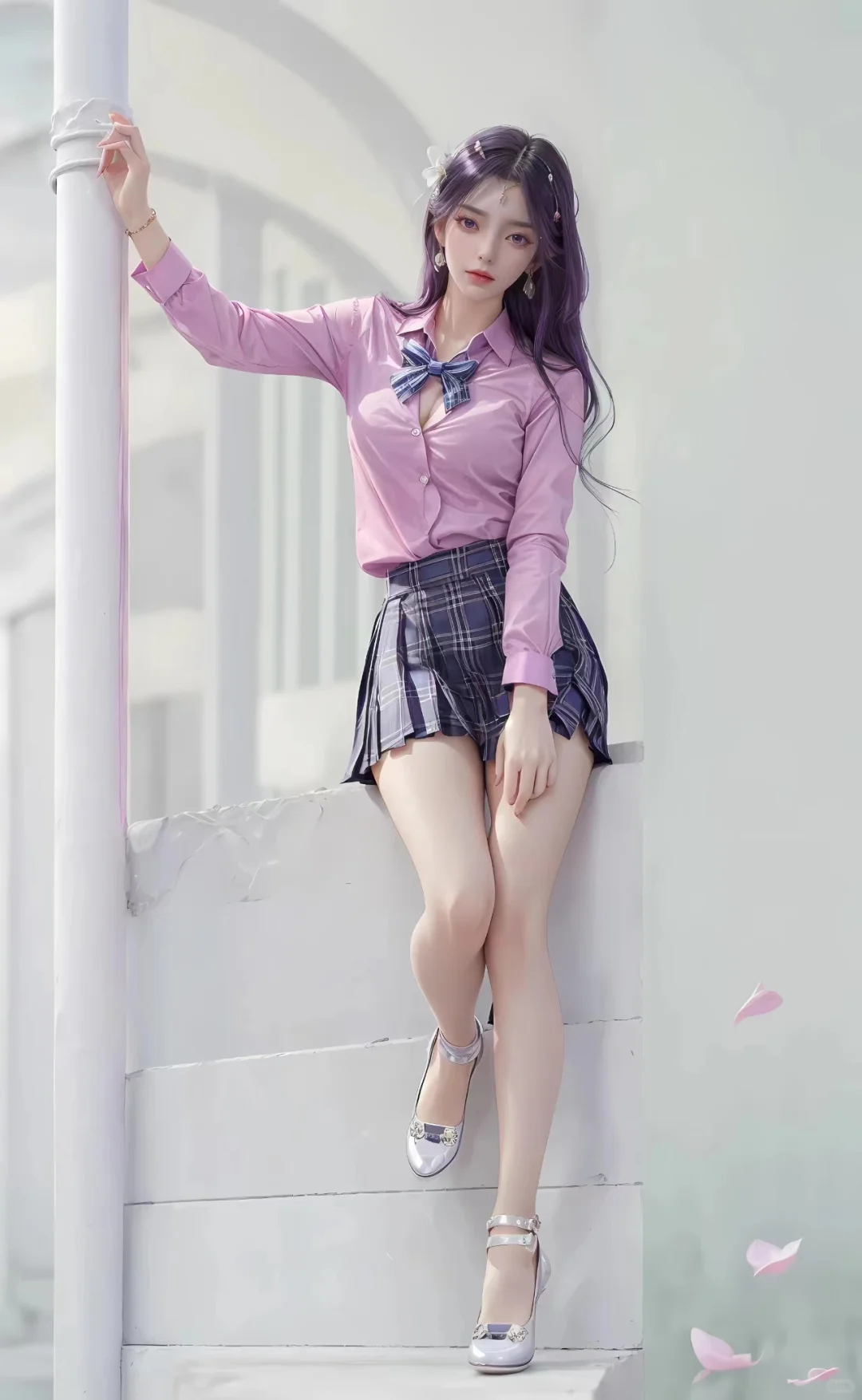 云曦穿上校服岂不是校花级别？