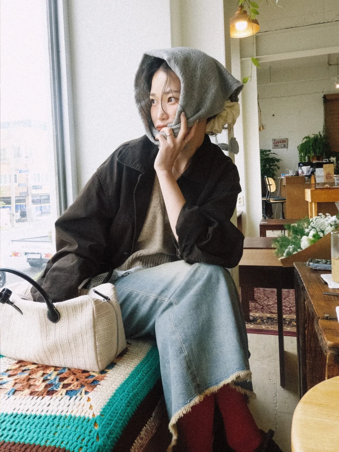 韩女拍照法则 氛围感生命力（14图