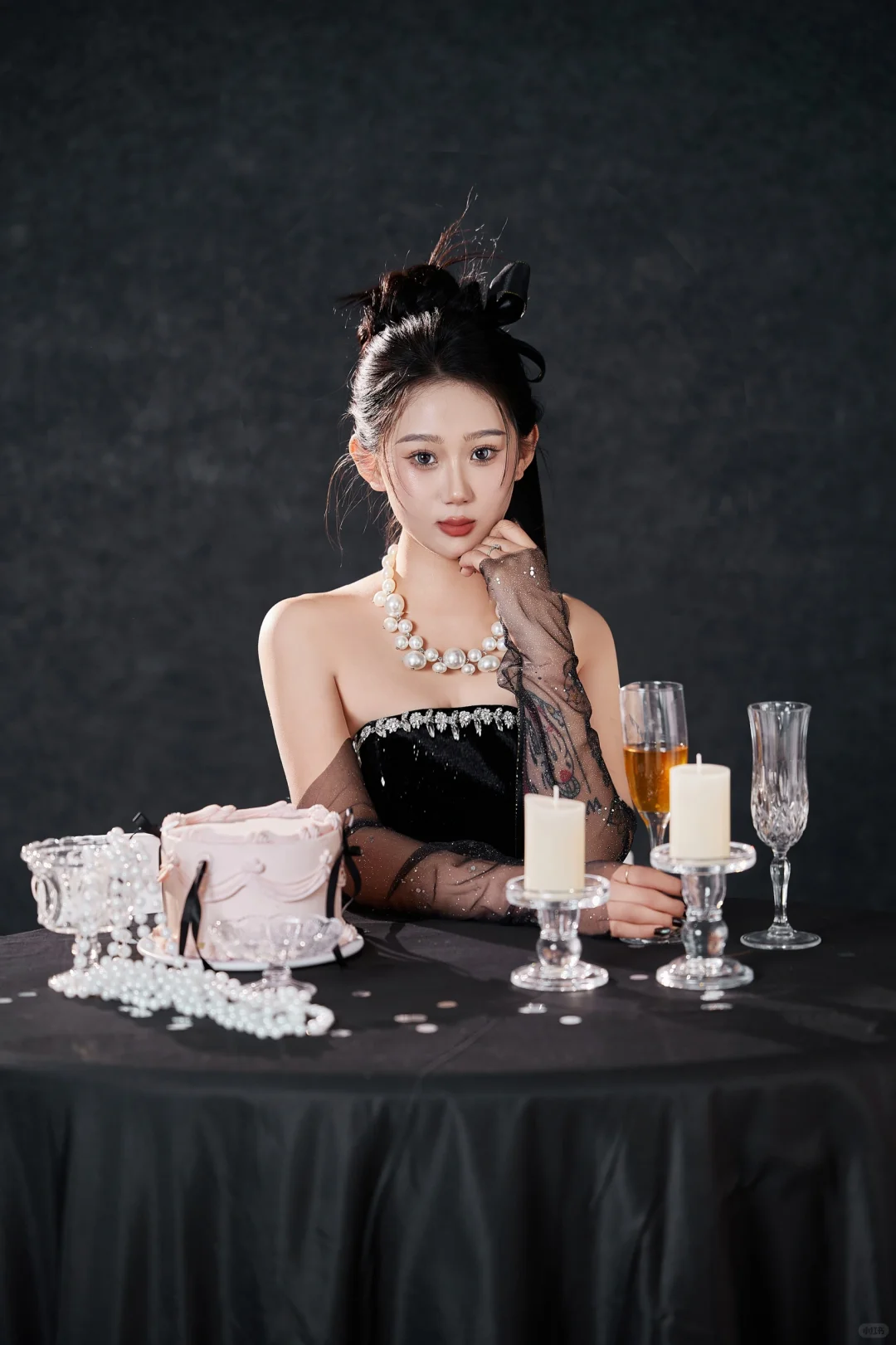 千金生日写真💫小黑裙包出片