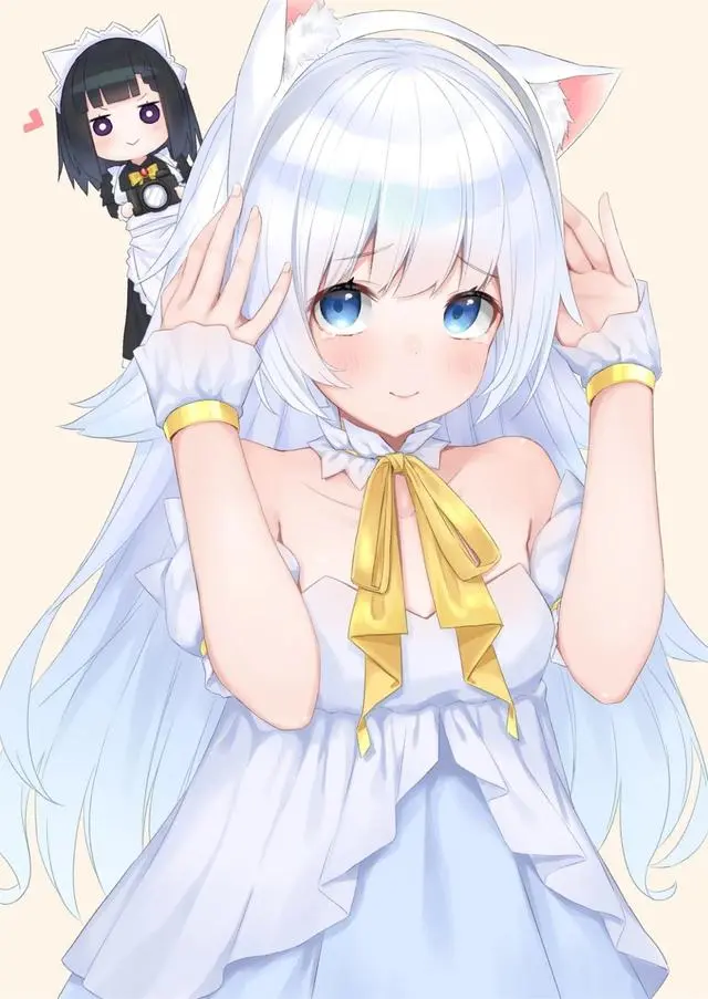 动漫女孩线稿练习