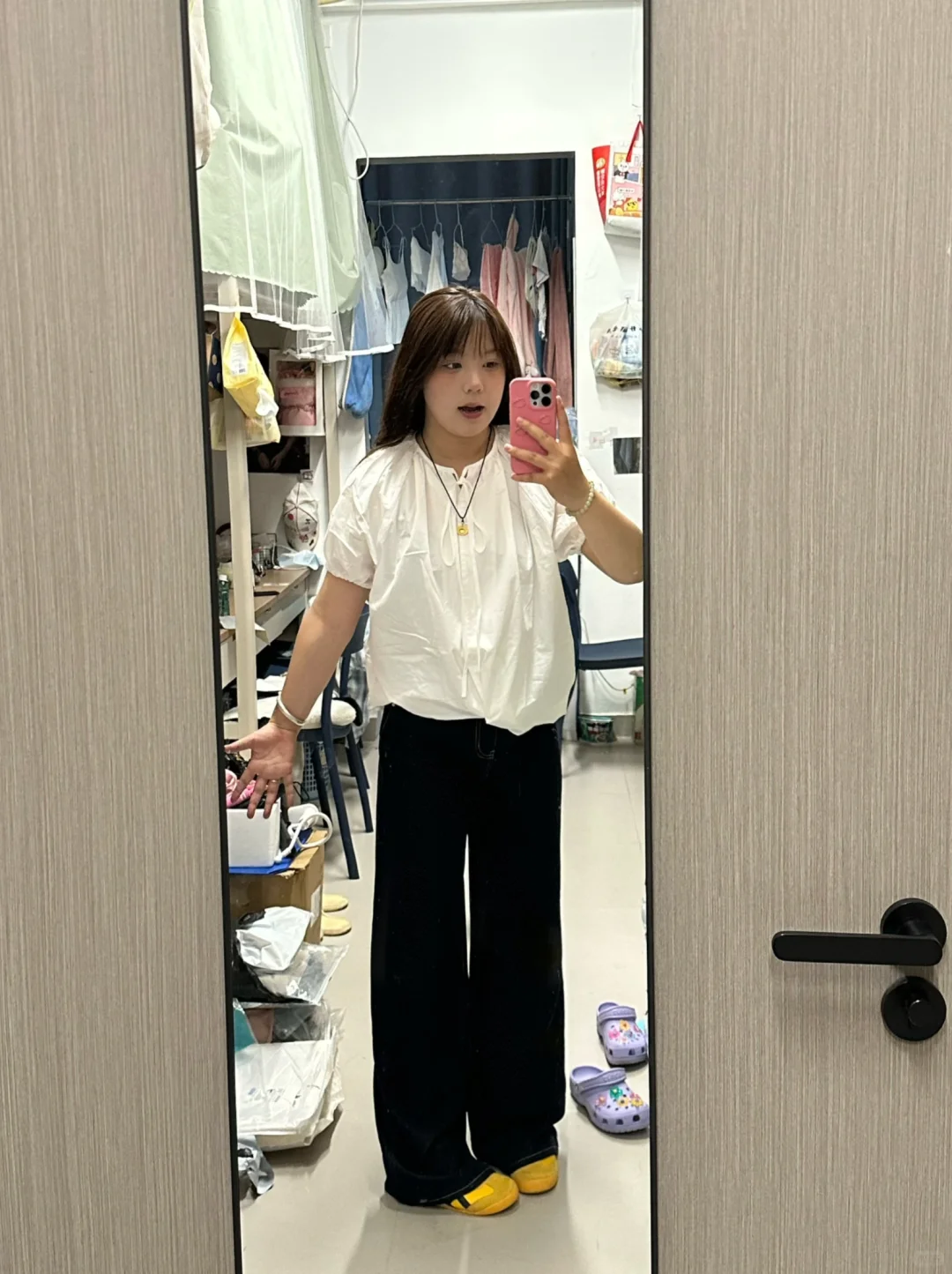 165/130微胖女生日常百搭显瘦的穿搭分享