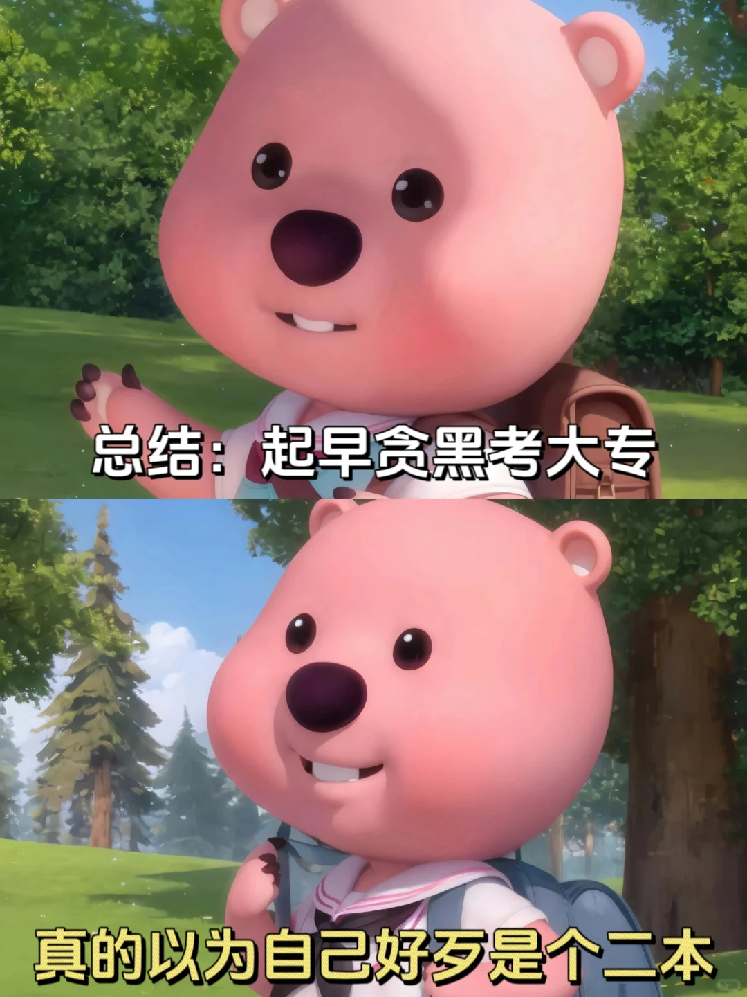 各位高中生:你们是不是以为起码是个二本