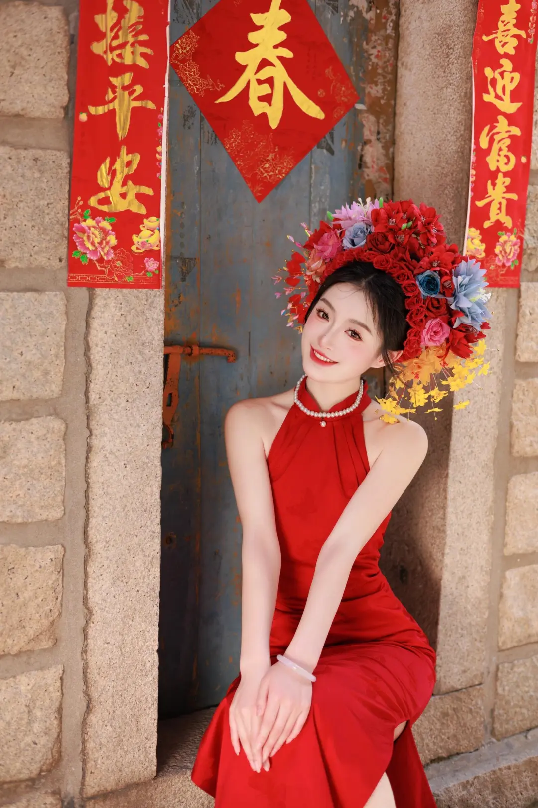 泉州簪花写真，果然旗袍才是女人最好的医美