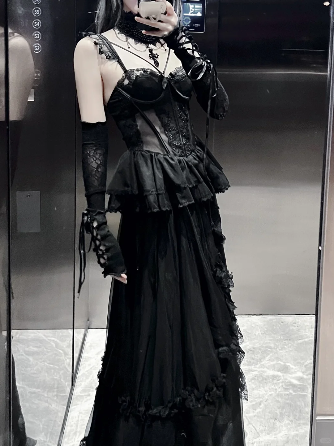 蕾丝内衣不语🖤🖤🖤🖤只是一味的搞哥特🖤🖤
