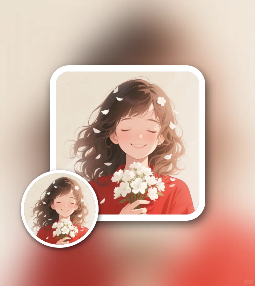 🌸头像～微笑少女