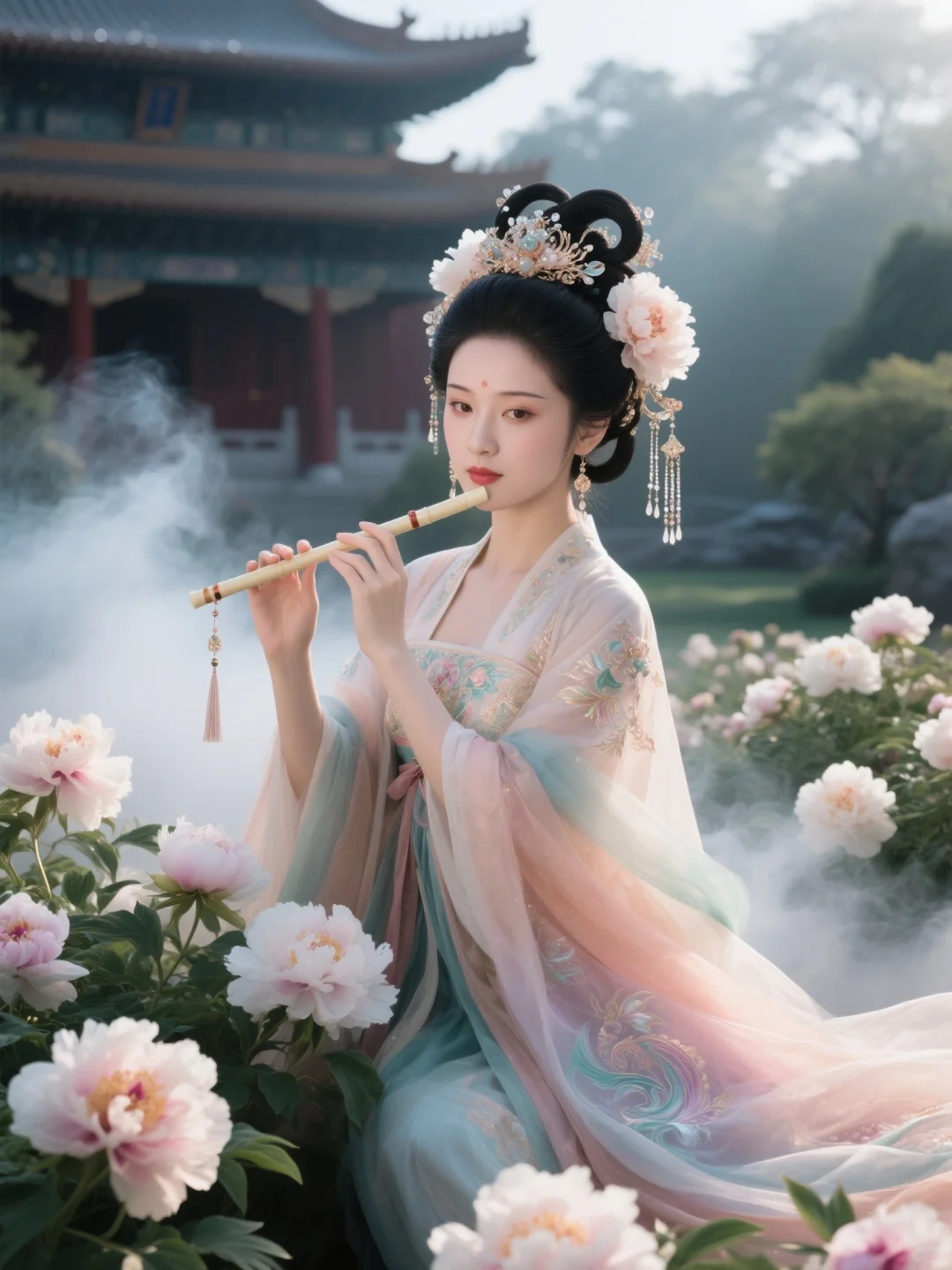 唐朝美人(Ai生成)