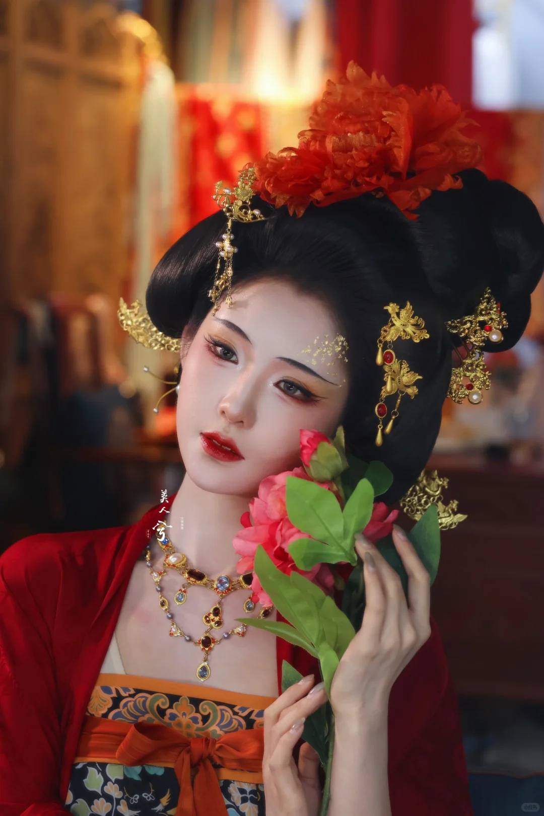 气场与娇艳并存，才是真正的大唐公主啊