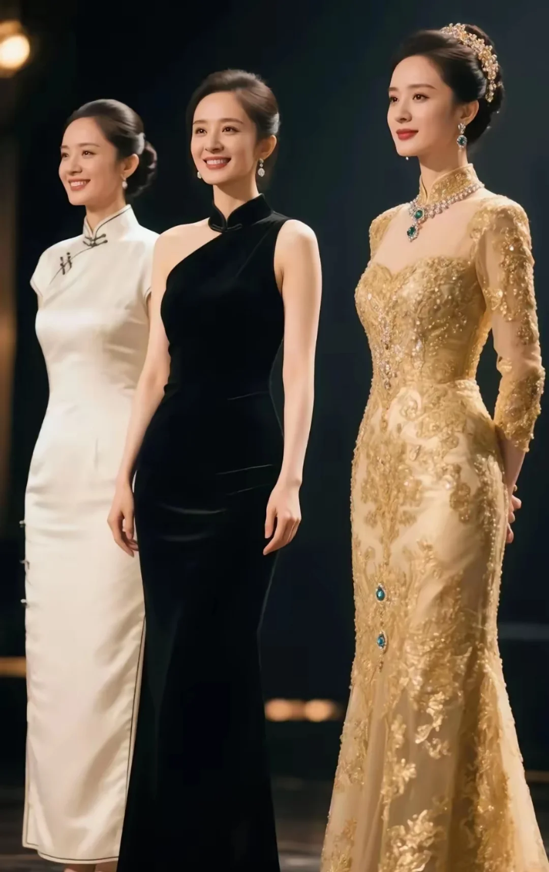 这三位美女是那些明星呀？