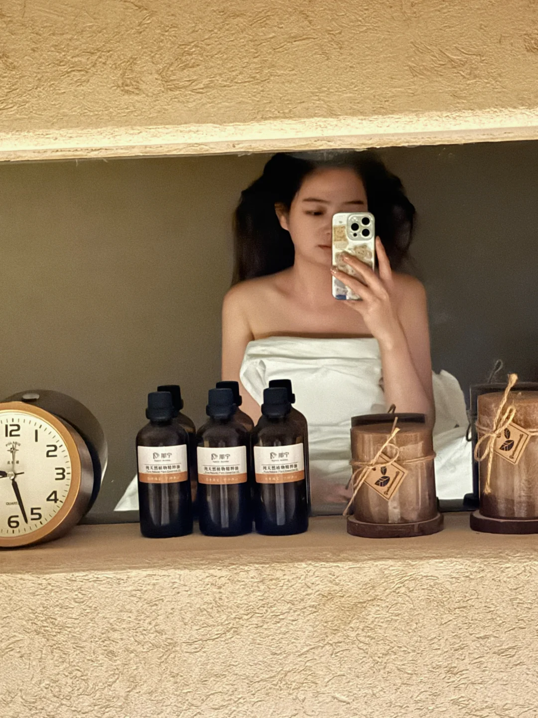 刚做完SPA 然后感觉自己好性感