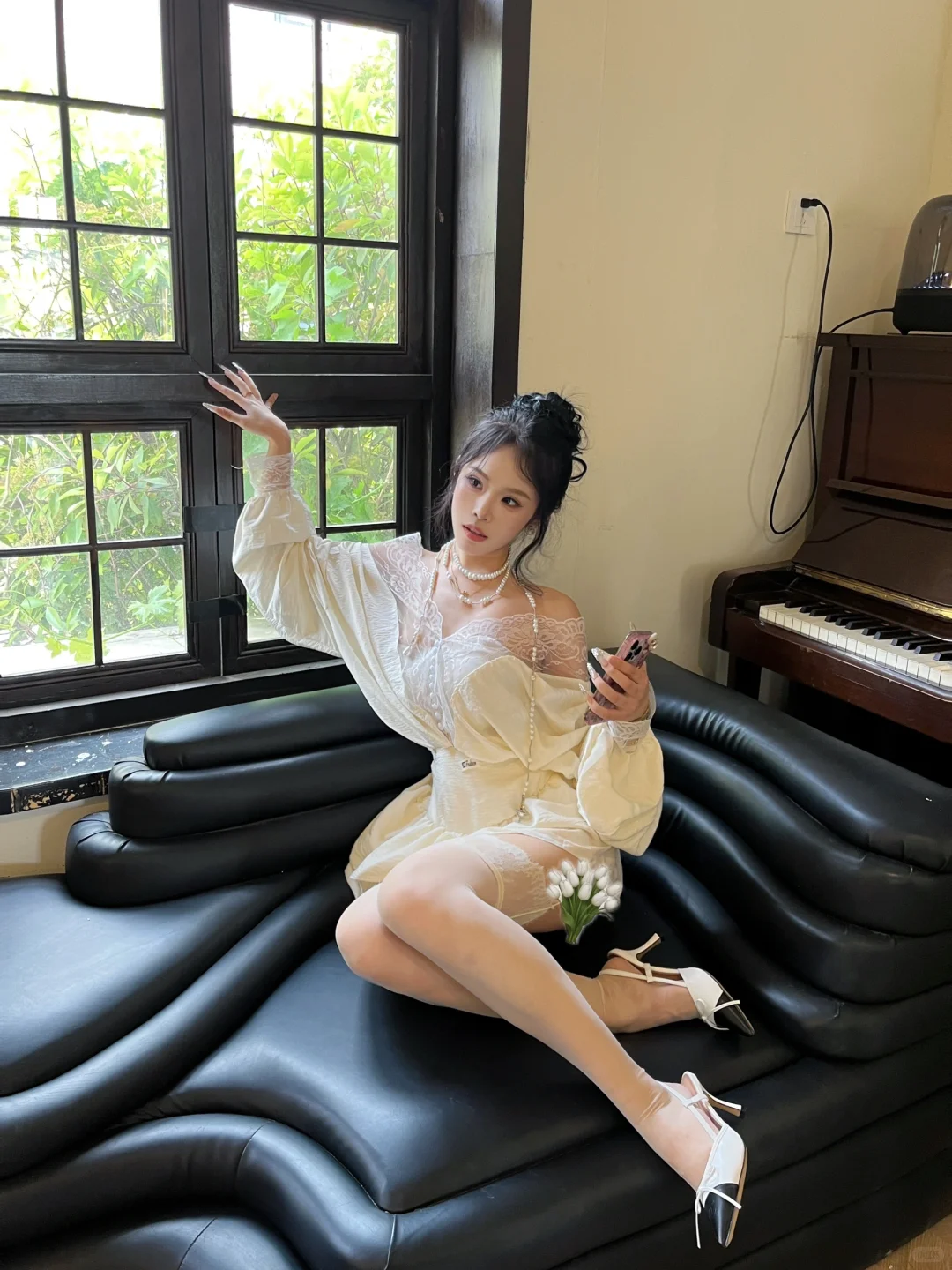 “⏳”Time Dancer ｜all white🕰️⛲️..