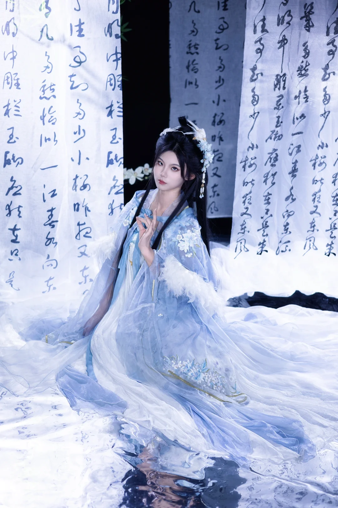 仙侠文里的清冷大师姐！鞍山古风写真客片