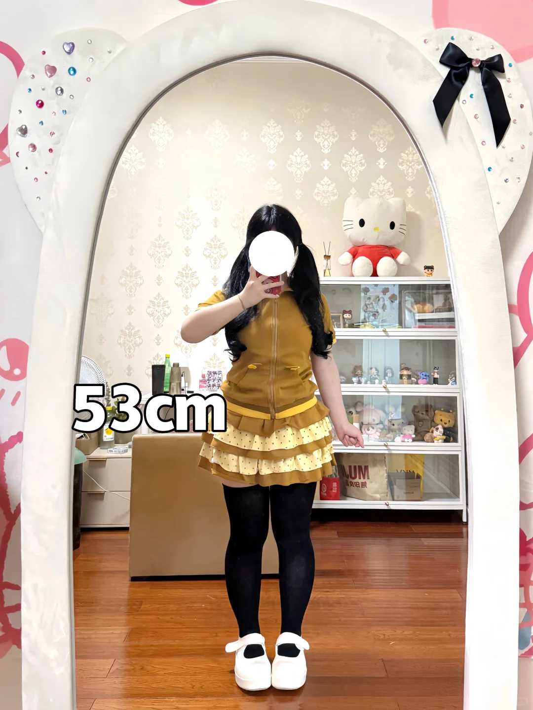 150体重117｜腿粗mm长袜不同长度参考
