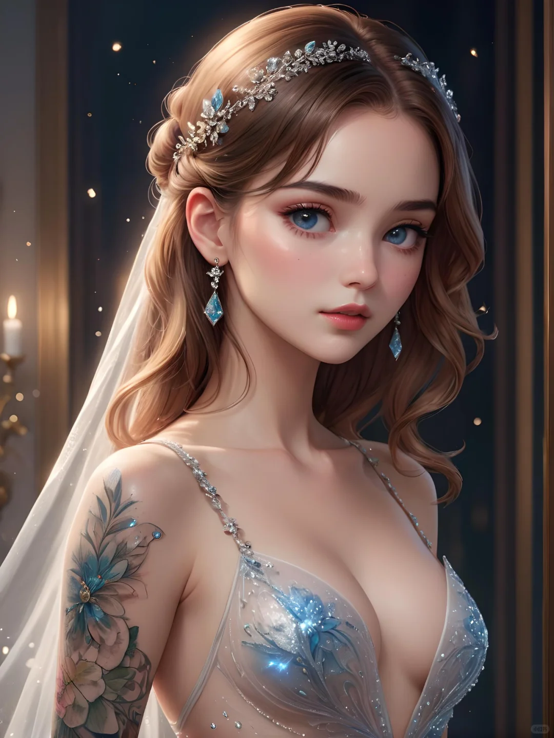 蓝眼女孩的独特魅力 💃