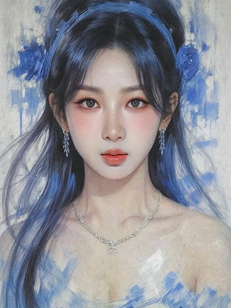 最近紫妹变美了很多，忍不住画了一下