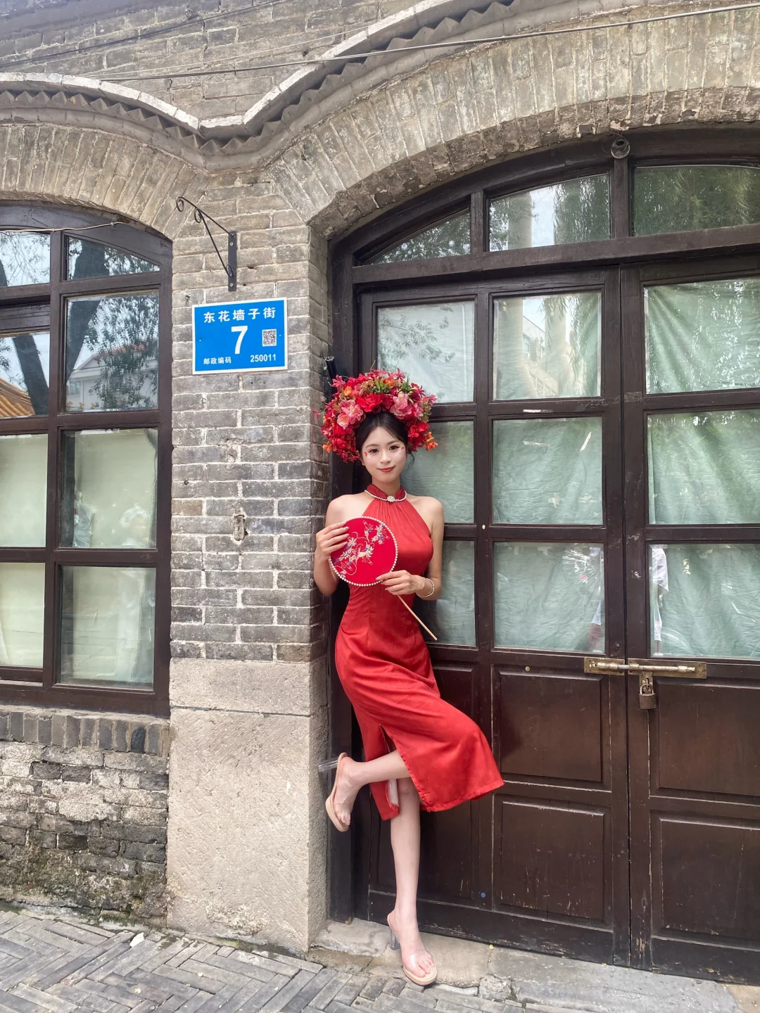 给女朋友也拍套簪花