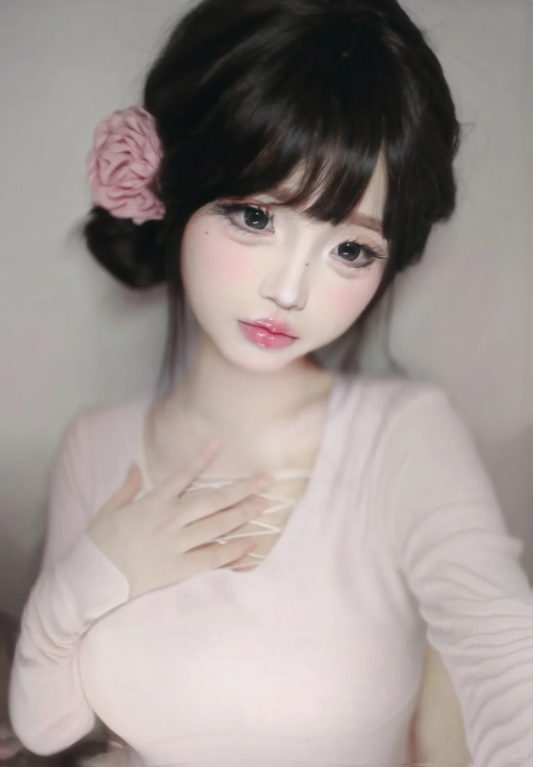 人妻发型绝杀百搭（152小个子大头头肩比）