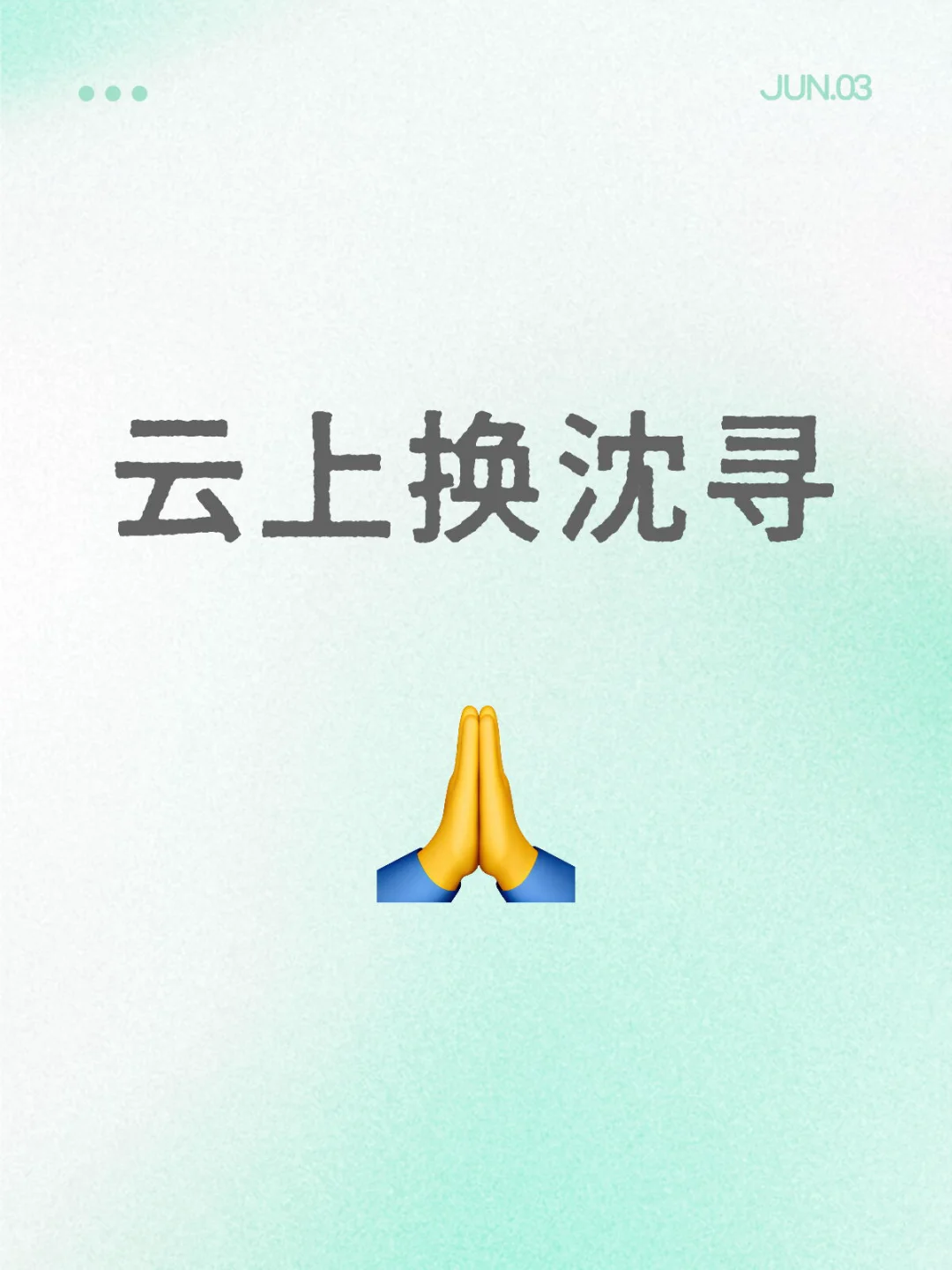 云上换沈寻