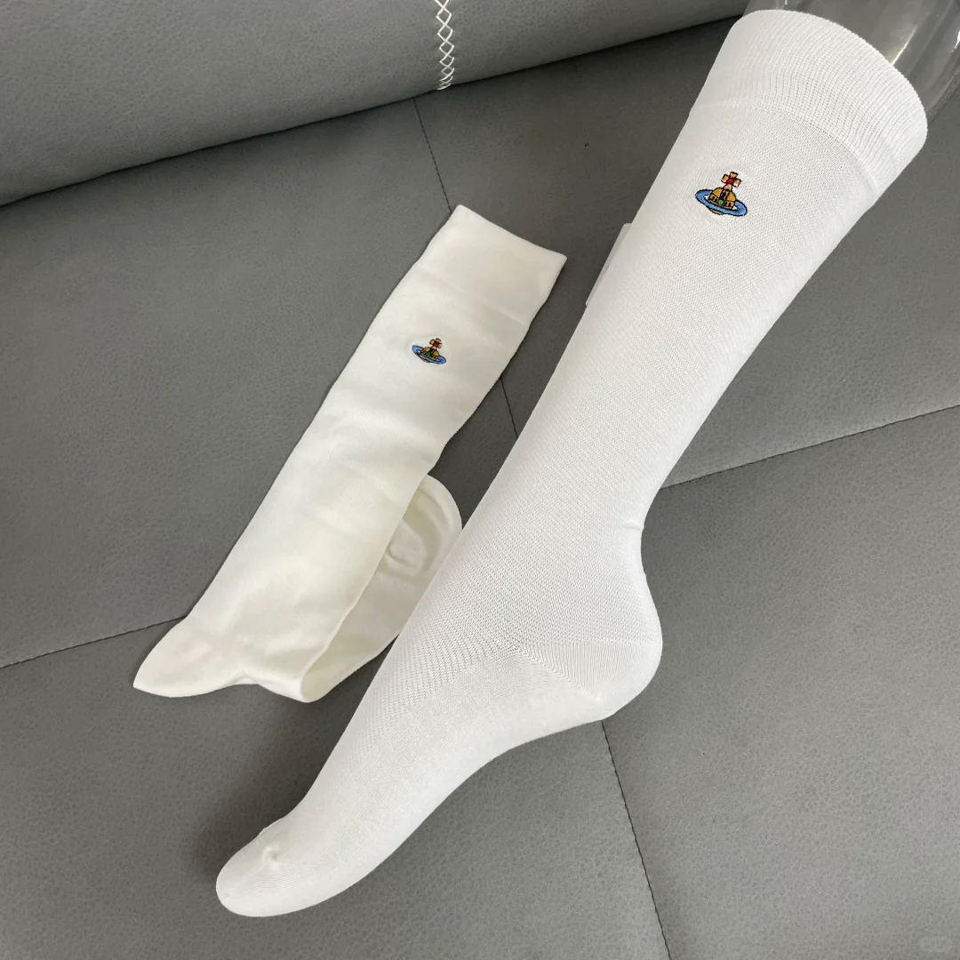 西太后及膝网眼纯棉夏季袜子