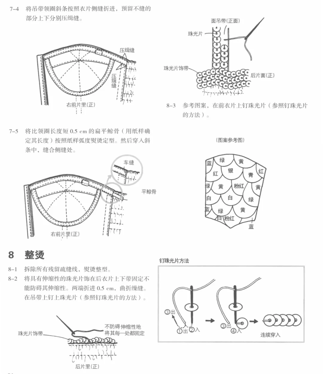 吊带紧身胸衣制作过程