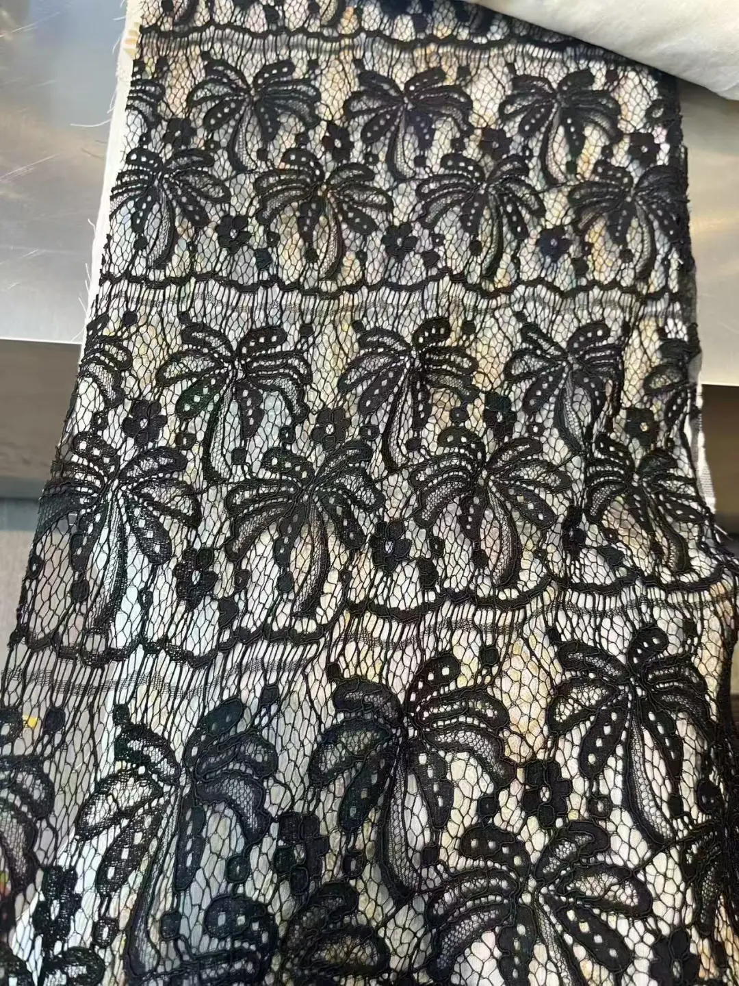 锦棉股线蕾丝面料