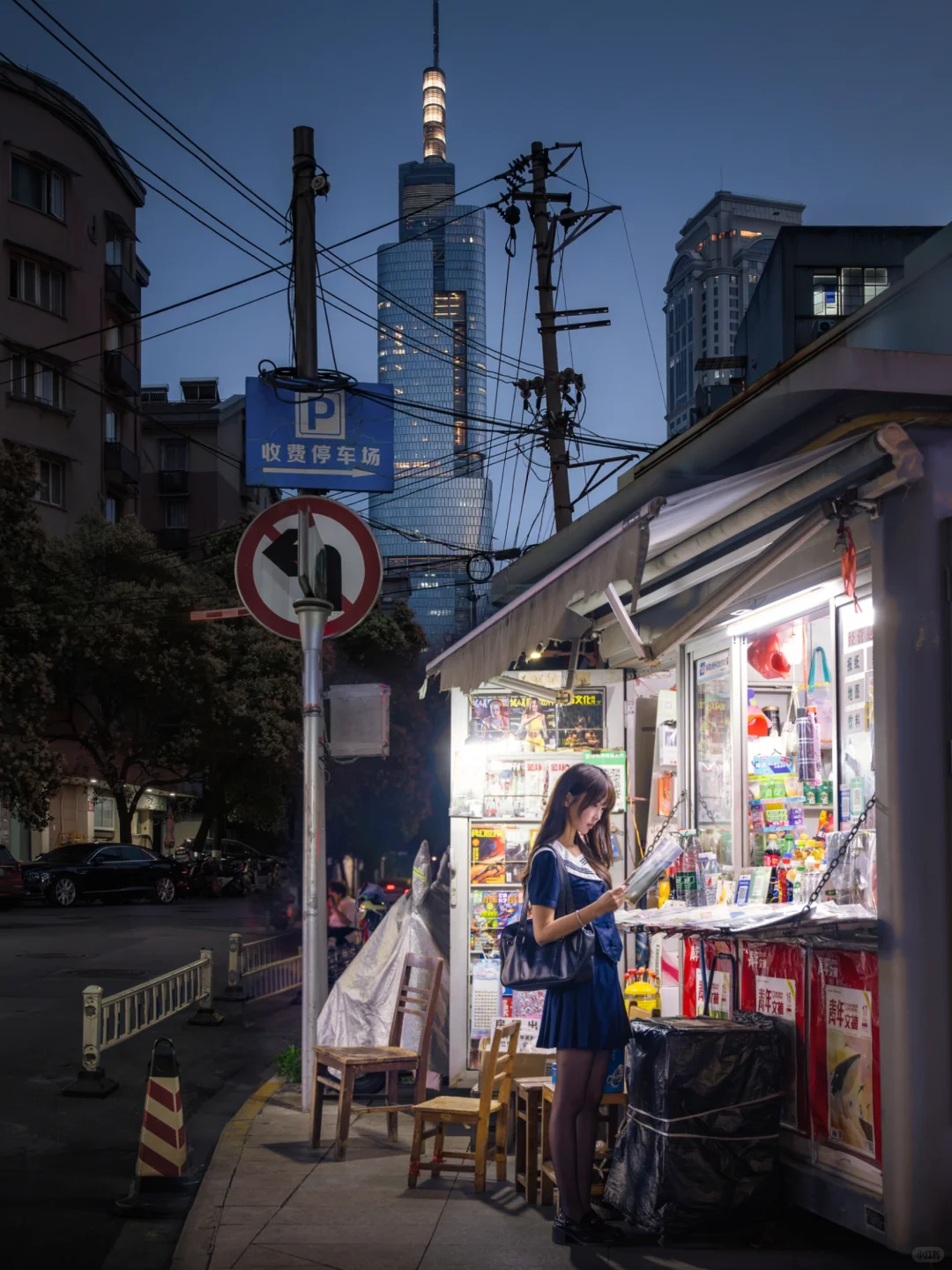 夜晚的街道jk