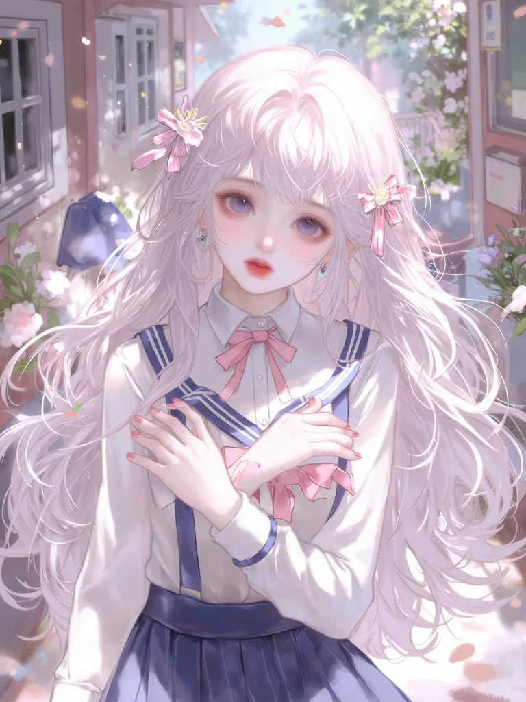 AI生成——校园妹宝