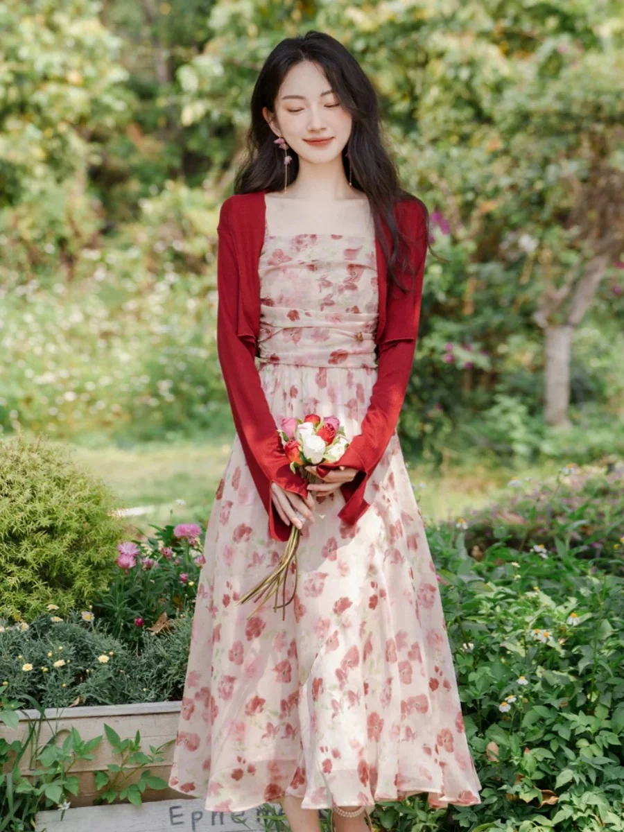 夏季碎花长裙 太美了啊