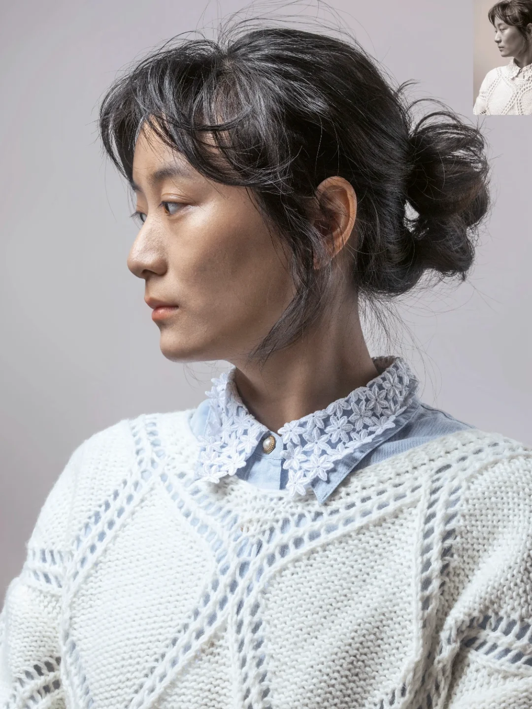 超清晰！！！女青年头像照片素材！
