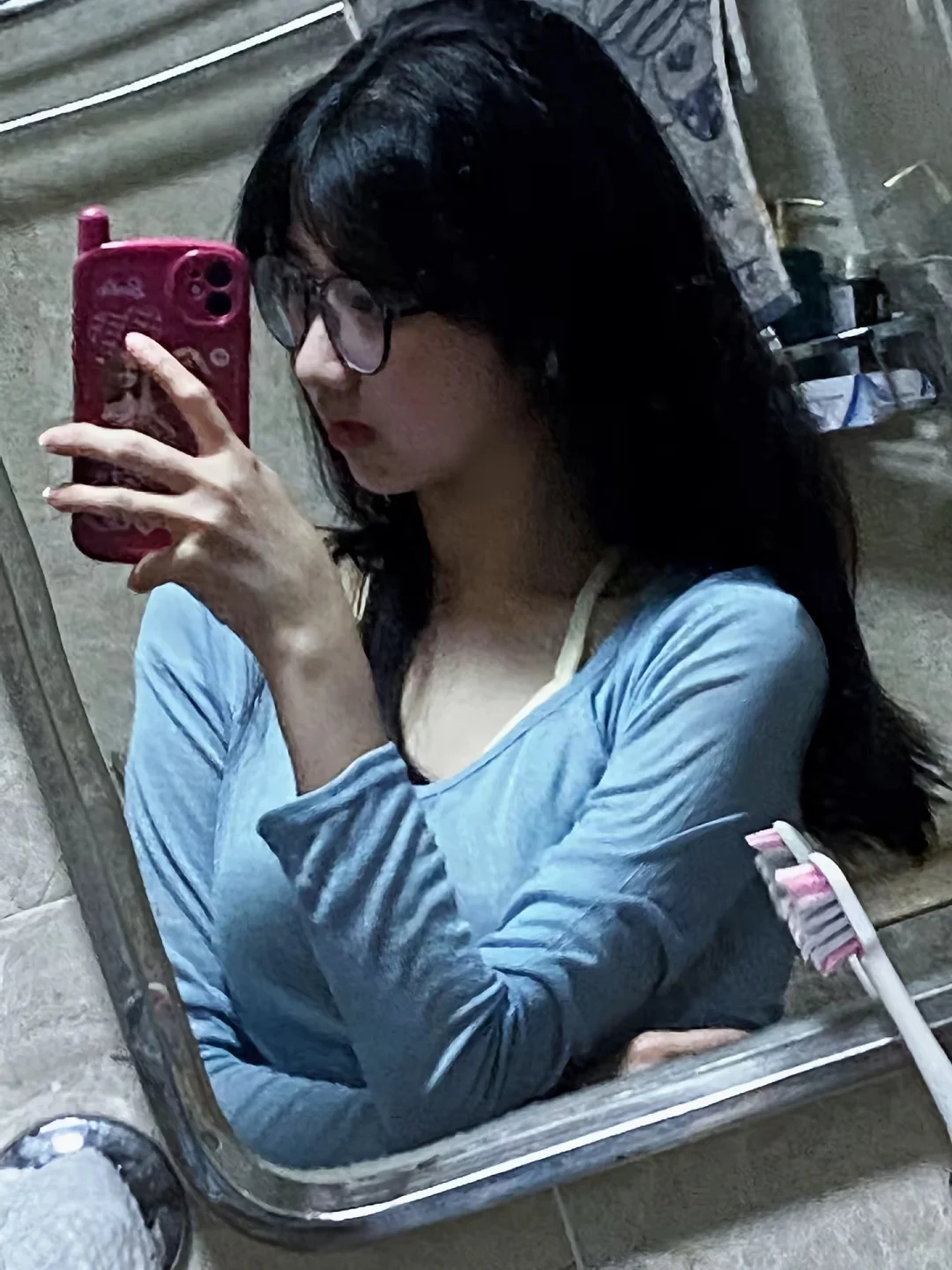 高二的素颜照