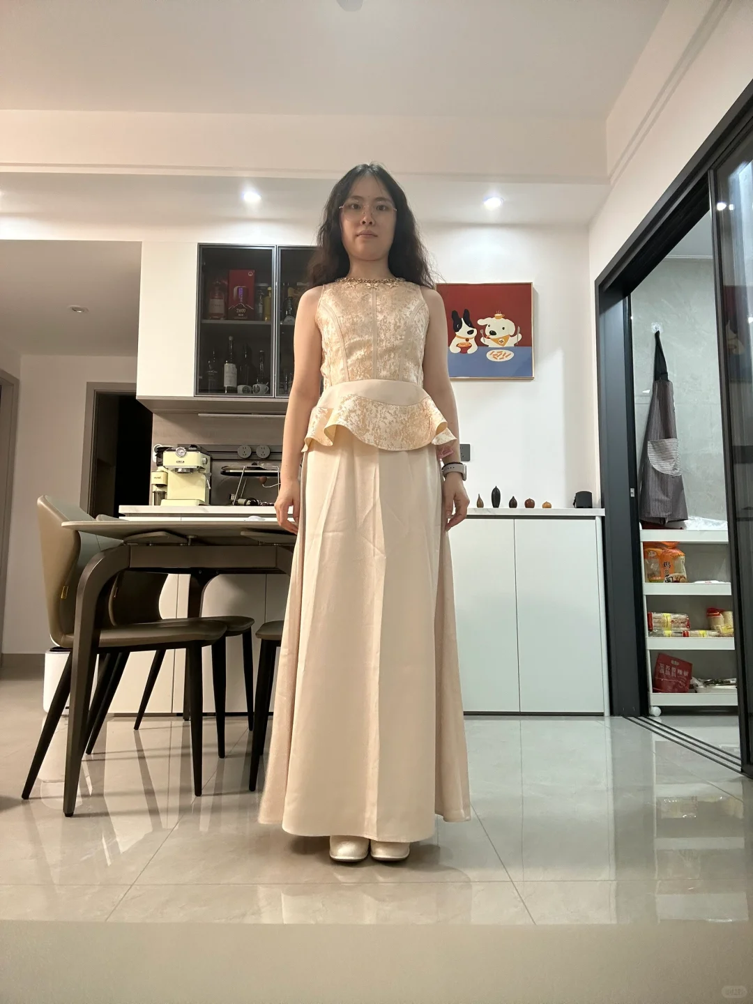一口气买了二十多件订婚旗袍