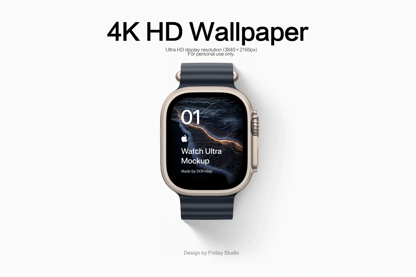 4K Mac OS/Win 壁纸（073） 金波黑滩