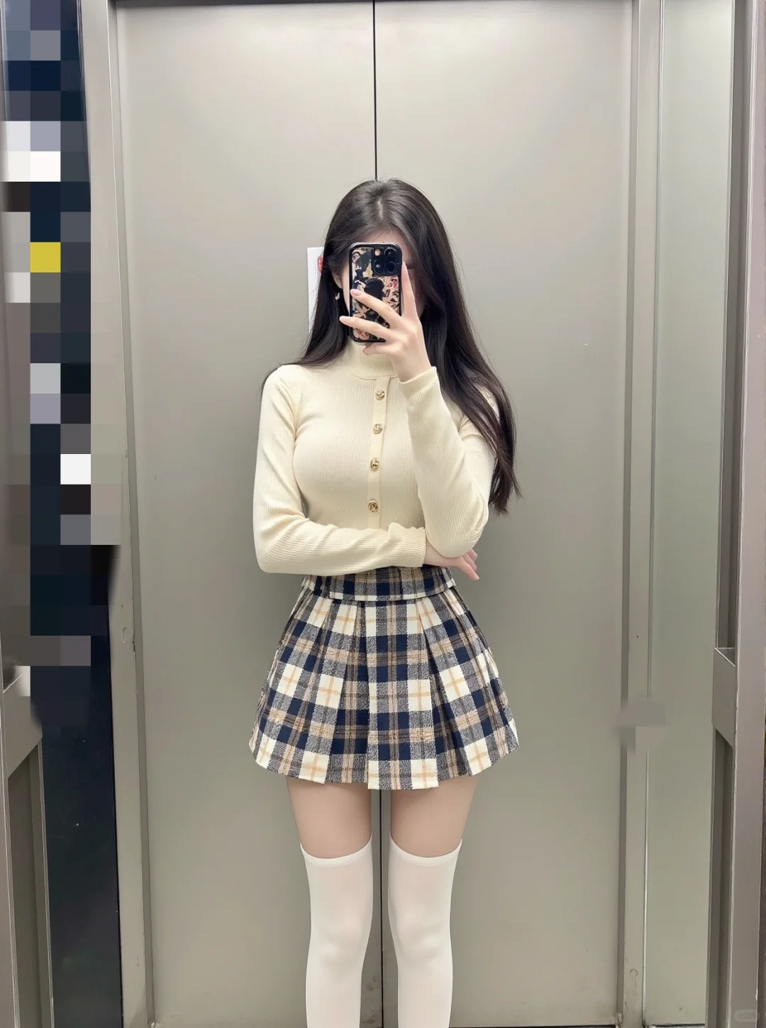 今天出门是乖乖女哦