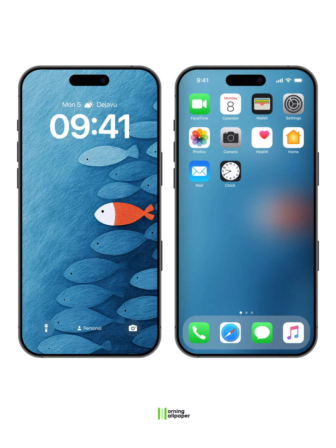 群鱼之中，自我闪光🐟｜iPhone壁纸｜1141